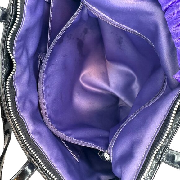 COACH DAISY POP OPTIC BLACK TOTE BAG - Picture 10 of 11